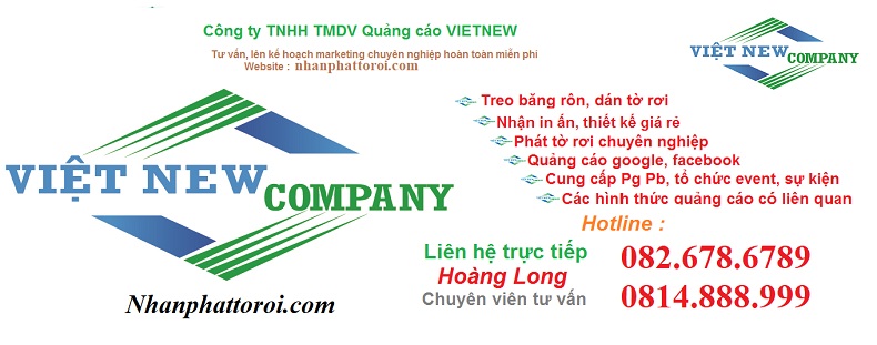 Dịch vụ phát tờ rơi TPHCM - Viet New