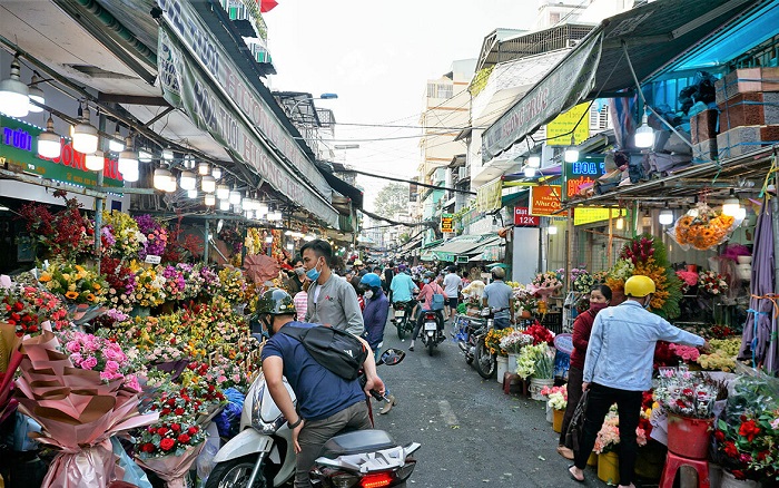 Shop hoa tươi TPHCM - Chợ Hoa Hồ Thị Kỷ